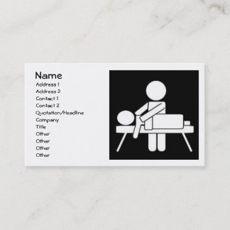 Rendez-vous Carte de visite de thérapie de massage