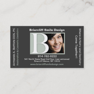 Rendez-vous Carte de visite dentaire personnalisable de
