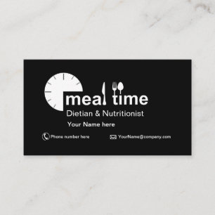 Rendez-vous Carte de visite pour diététiste et nutritionniste