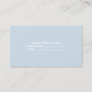 Rendez-vous carte de visite standard à matelas 3,5 po x 2,0 p