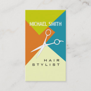 Rendez-vous de coiffeur Motif de couleur rétro