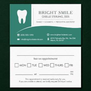 Rendez-vous de dentisterie verte au cabinet dentai