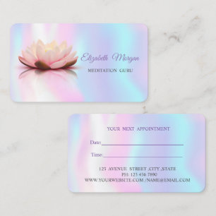 Rendez-vous iridescent holographique Lotus moderne