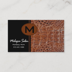 Rendez-vous Modèle de carte de visite d'alligator de zoologie