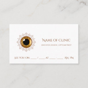 Rendez-vous Optométriste Professionnel Oeil Brown