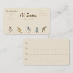 rendez-vous pour les services de garde d'animaux d