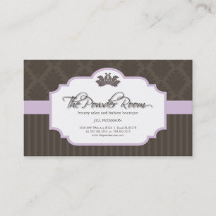 Rendez-vous Salon de beauté et carte de visite de boutique de