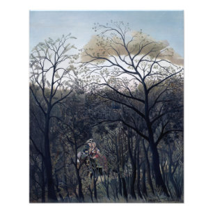 Rendezvous im Wald 1889 Fotodruck