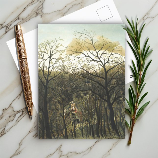 Rendezvous im Wald, Henri Rousseau Postkarte (Von Creator hochgeladen)