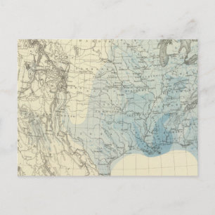 Renditediagramm der USA Postkarte