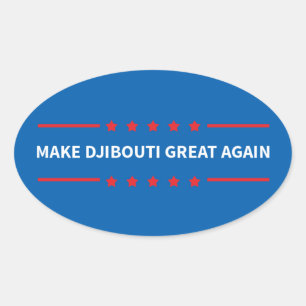 Rendre à Djibouti de grands autocollants