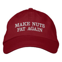 Rendre les noix grasses à nouveau Casquette brodé