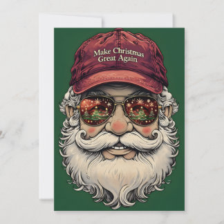 Rendre sa grandeur à l'Amérique - Carte de Noël un