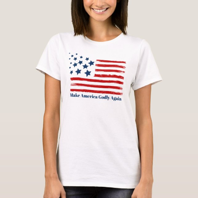 Rendre T-shirt l'honneur à l'Amérique (Devant)