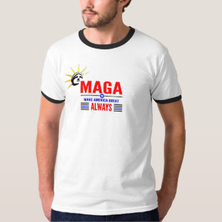 Rendre toujours l'Amérique grande - T-shirt Ringer