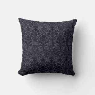 Rene Beauclair Art Nouveau Lila Floral Kissen