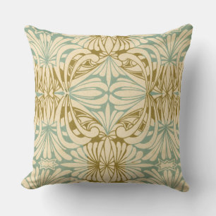 Rene Beauclairs Jugendstil-Muster Kissen