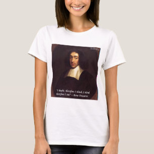 René Descartes Ich denke, also bin ich Zitat T-Shirt