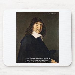 René Descartes Problemlösungen Weisheitszitate Ges Mousepad