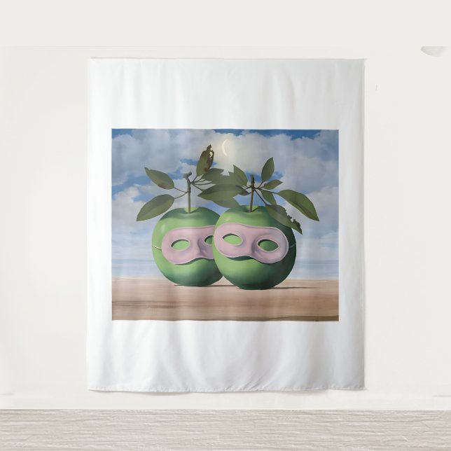 Rene Magritte art Wandteppich (Vorderseite)