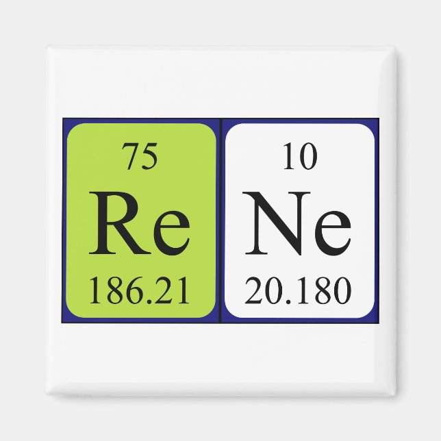 Rene Periodenmagnet Magnet (Vorne)