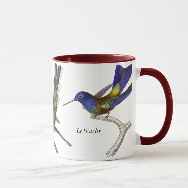 René Primevère Lektion - drei hübsche Kolibris Tasse (Rechts)