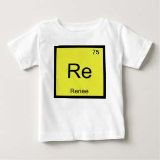 Renee Name Chemie Element Periodensystem Baby T-shirt