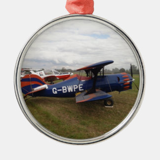 Renegade Biplane Silbernes Ornament