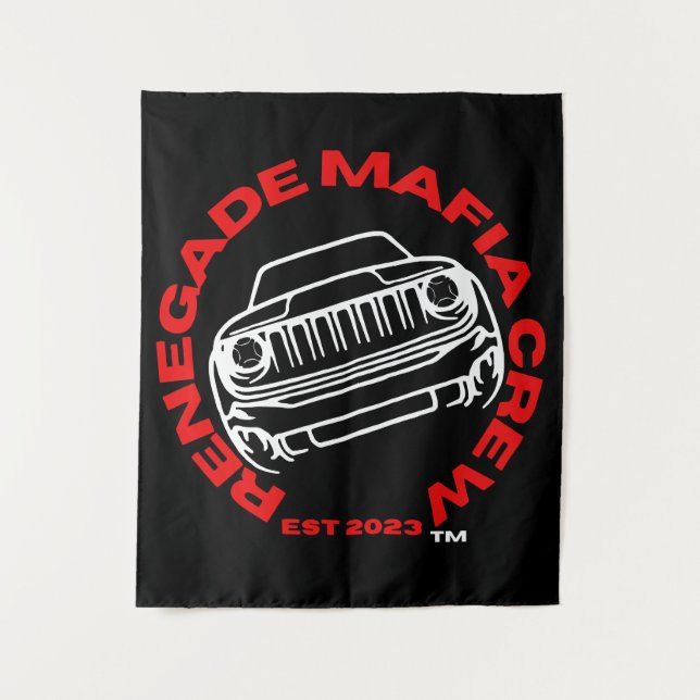 Renegade Mafia Crew Tapestry Wandteppich (Vorderseite)