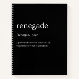 Renegade Trauma Journal Notizbuch