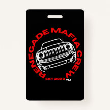 Renégat Badge D'Équipage Mafia