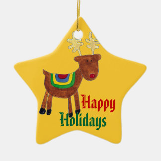 Renfeiertagsverzierung Keramikornament