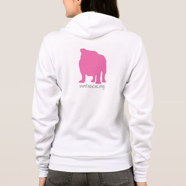 RENIFLEZ le sweat - shirt à capuche rose de (Dos)