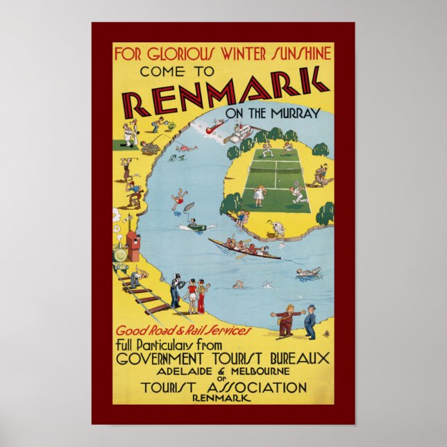 Renmark auf der Murray Poster (Vorne)