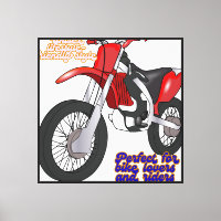 Renn-Dirt-Bike-Kunst