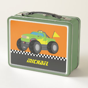 Renn-Green-Monstertruck für Lunchboxen von Rennfah
