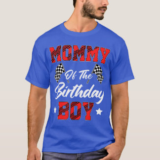 Renn-Mama des Geburtstagsjungen Rennfamilie Pit-Cr T-Shirt