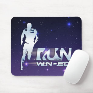 Renn wie der Windige Mousepad