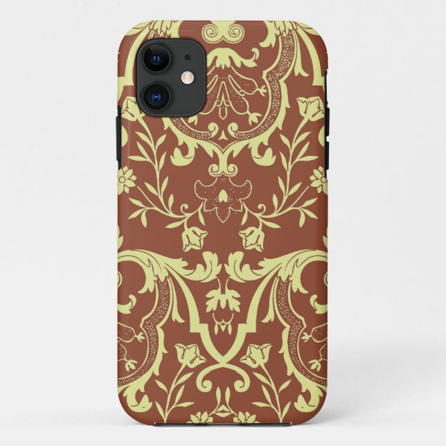 Rennaisance Damask #8 @ Sonolotre Case-Mate iPhone Hülle (Rückseite)