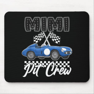 Rennauto-Geburtstagsfeier Rennfamilie Mimi-Pit Mousepad