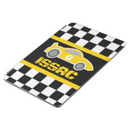 Rennautosport personalisierte gelbe Pad-Abdeckung iPad Air Hülle