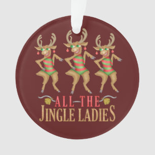 Renne drôle de Noël toutes les dames de tintemen
