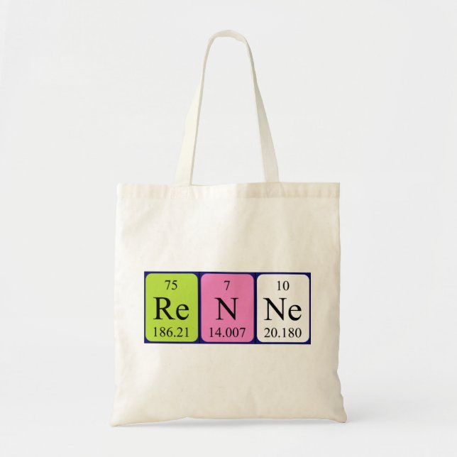 Renne Periodischer Tabellenname Tasche (Vorne)
