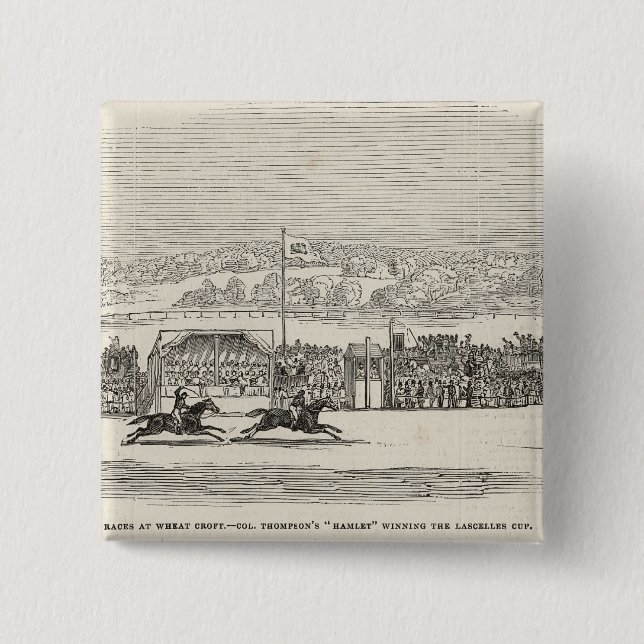 Rennen an der Weizen-Kate: Col. Thompsons 'Hamlet Button (Vorderseite)