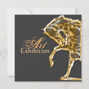 Rennen der Pferdeausstellung Party Einladung