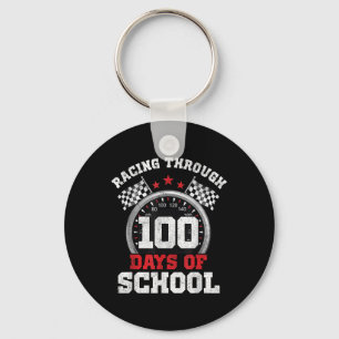 Rennen durch 100 Tage Schulrennen Auto 100th D Schlüsselanhänger