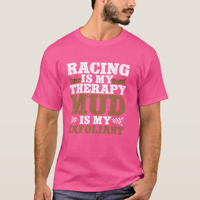 Rennen ist mein Heilschlamm ist mein großartiges A T-Shirt (Vorderseite)