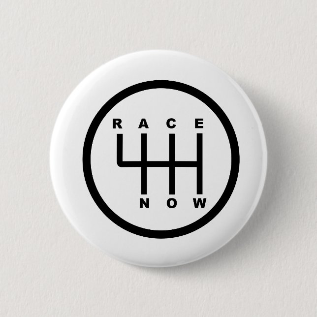 Rennen-jetzt Getriebe Stammes- Button (Vorderseite)