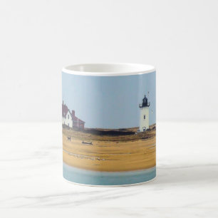 Rennen-Punkt-Leuchtturm Kaffeetasse