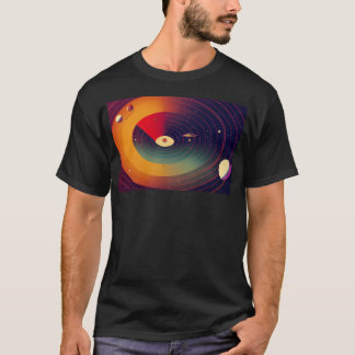 Rennen um Saturn Vintage Reisedesign 2 T-Shirt